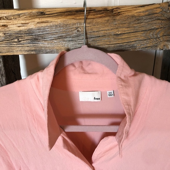 WILFRED FREE Pink Front-Tie Blouse - Picture 2 of 9